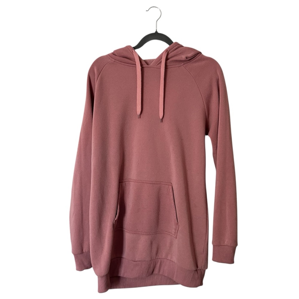 soft muted rose hoodie